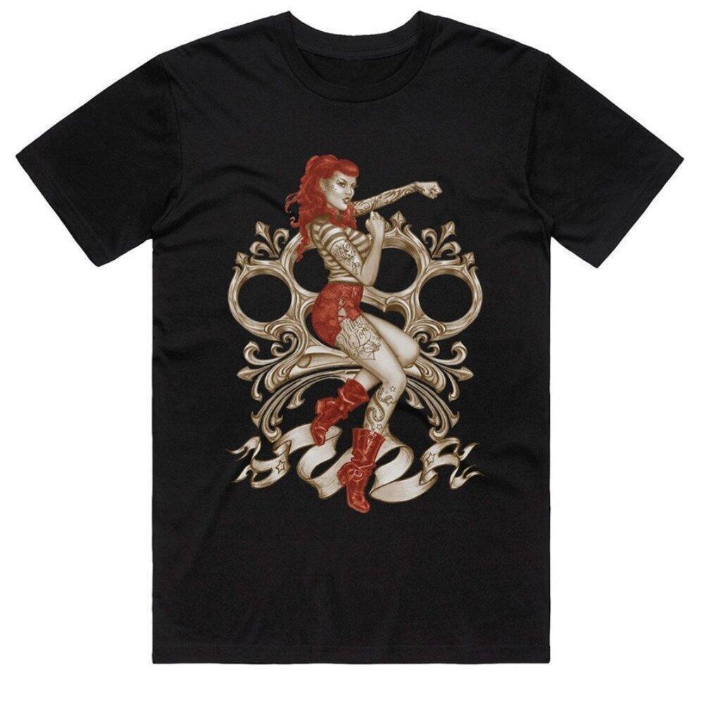 Alchemy England Bare Knuckle Betty Gothic Graphic Unisex T-Shirt 152